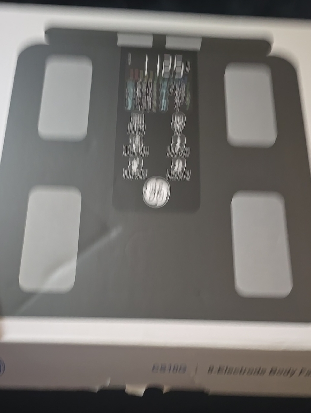 Digital Body Composition Scale in Black and Silver
